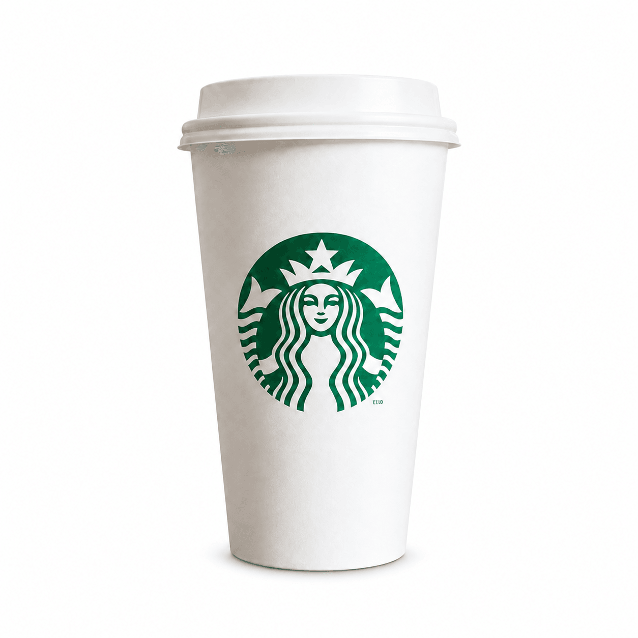 Large Starbucks takeaway coffee cup